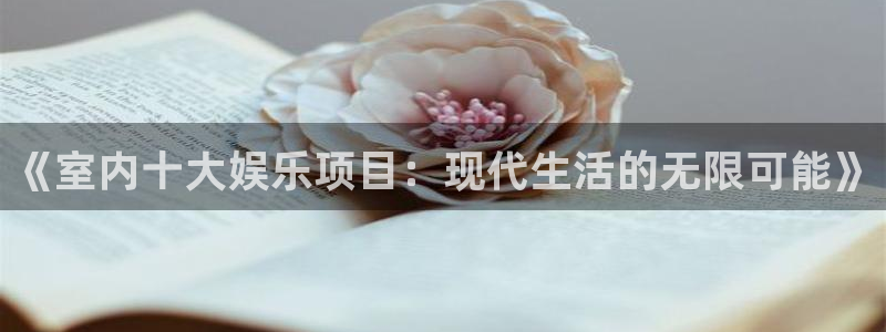 极悦注册：《室内十大娱乐项目：现代生活的无限可能》